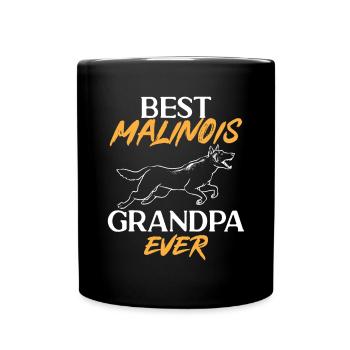 Malinois Belgian Shepherd Mechelaar Dog - Full Colour Mug - black - Front
