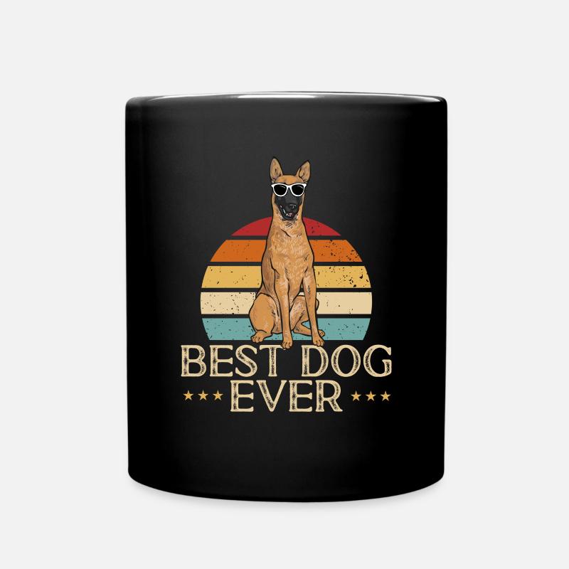Malinois Berger Belge Malines Chien - Mug uni - noir