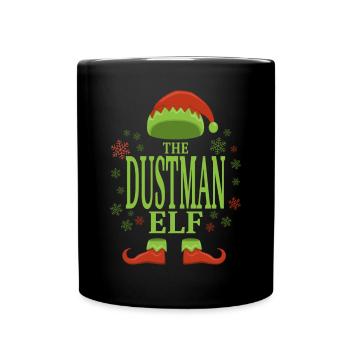 Garbage Man Christmas Elf - Mug uni - noir - Devant