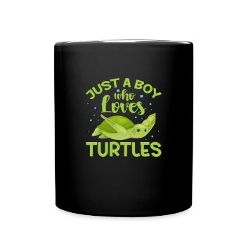 Tortue Tortue Sea Créatures marines Cadeau - Mug uni - noir - Devant
