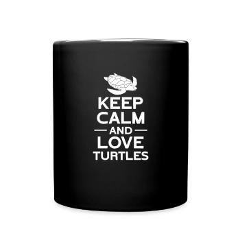 Tortue Tortue Sea Créatures marines Cadeau - Mug uni - noir - Devant