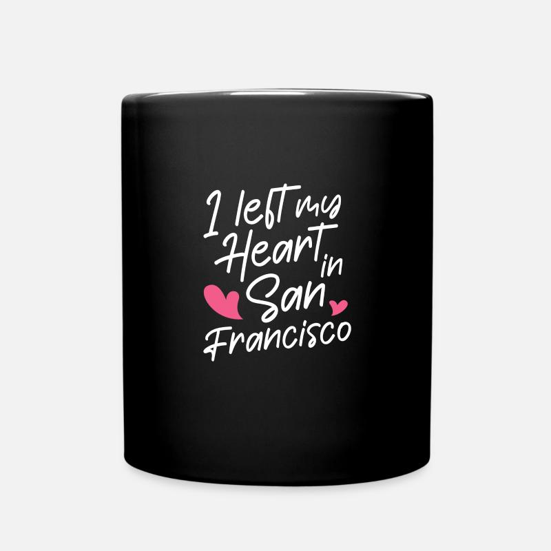 San Francisco - Full Colour Mug - black