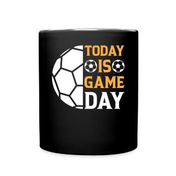 Soccer Player - Today Is Game Day - Soccer Lover - Tasse einfarbig - Schwarz - Vorne