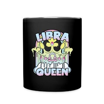 Reine de la Balance - Mug uni - noir - Devant
