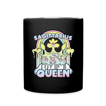 Reine Sagittaire - Mug uni - noir - Devant
