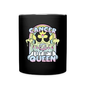 La Reine du Cancer - Mug uni - noir - Devant