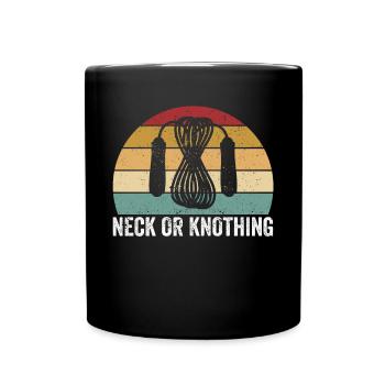 Funny Skipping Rope Springseil Springseil Hals ode - Tasse einfarbig - Schwarz - Vorne