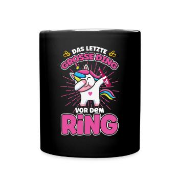 La dernière grande chose avant le ring Unicorn Jga - Mug uni - noir - Devant