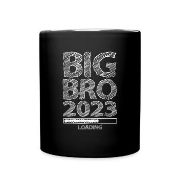 Big Bro 2023 Chargement - Mug uni - noir - Devant