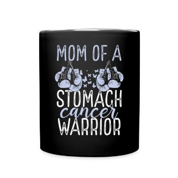 Mom Stomach Cancer Awareness Mothers Day Mama - Tasse einfarbig - Schwarz - Vorne