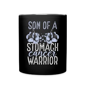 Son Stomach Cancer Awareness Month Ribbon - Tasse einfarbig - Schwarz - Vorne