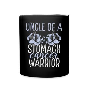 Uncle Stomach Cancer Awareness Niece Nephew - Tasse einfarbig - Schwarz - Vorne