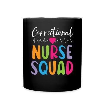 Correctional Nurse Medical Worker Gefängniskrankenschwester - Tasse einfarbig - Schwarz - Vorne
