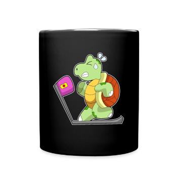 Fitness sur tapis roulant pour l’entraînement des tortues - Mug uni - noir - Devant