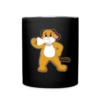 Os de chien - Mug uni - noir - Devant