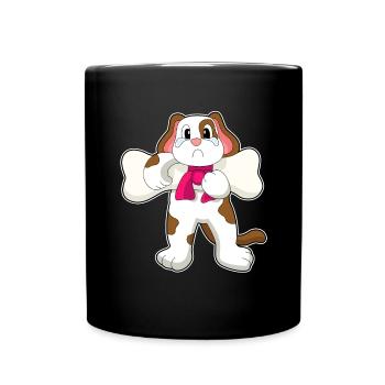 Os de chien - Mug uni - noir - Devant
