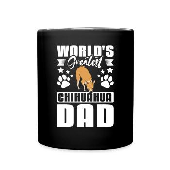 World's greatest chihuahua dad - Full Colour Mug - black - Front