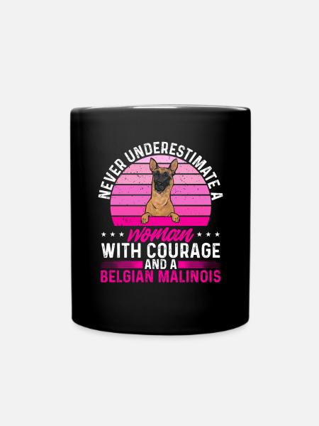 Malinois Berger Belge Malines Chien - Mug uni - noir