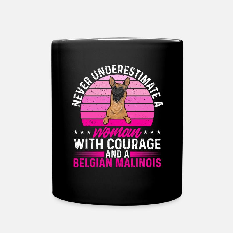 Malinois Berger Belge Malines Chien - Mug uni - noir