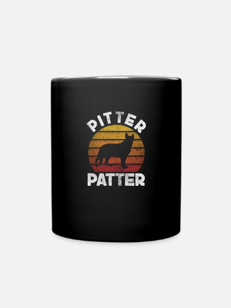 Deutscher Schäferhund Hund Haustier Hunde Geschenk - Tasse einfarbig - Schwarz