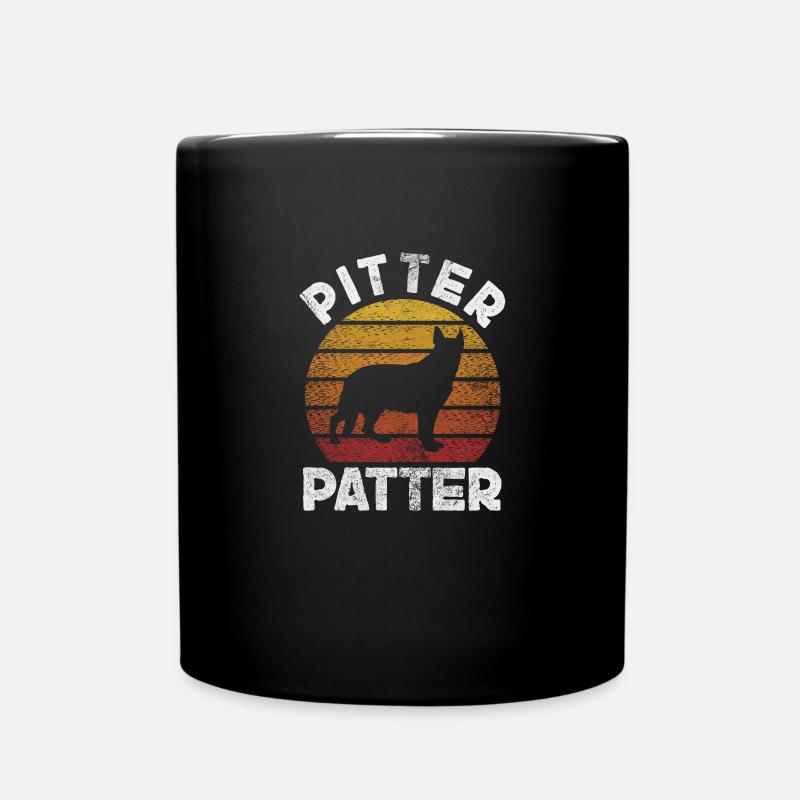 Deutscher Schäferhund Hund Haustier Hunde Geschenk - Tasse einfarbig - Schwarz