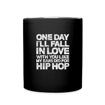 Hip Hop - Tasse einfarbig - Schwarz - Vorne