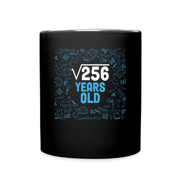 16th birthday - Full Colour Mug - black - Front