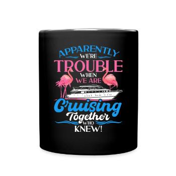 Expédition de navires de croisière - Mug uni - noir - Devant