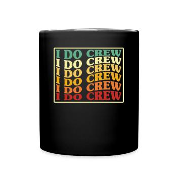 Je fais l’équipage - Mug uni - noir - Devant