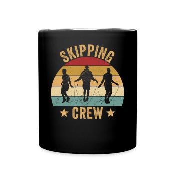 Funny skipping rope skipping rope jumping rope sprin - Full Colour Mug - black - Front
