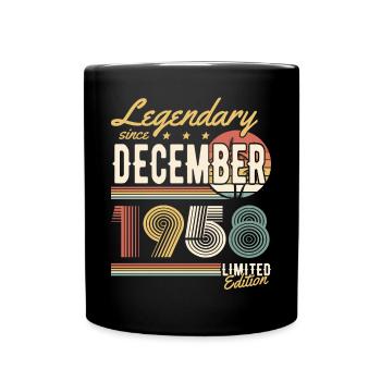 Legendary Since December 1958 Limited Edition - Tasse einfarbig - Schwarz - Vorne