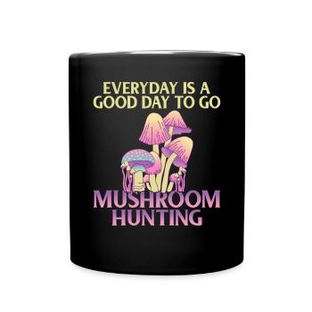 Fungi Hunter Mushroom Hunter Cadeaux - Mug uni - noir - Devant