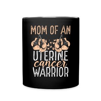Maman Sensibilisation au cancer de l’utérus Fête des mères Maman - Mug uni - noir - Devant