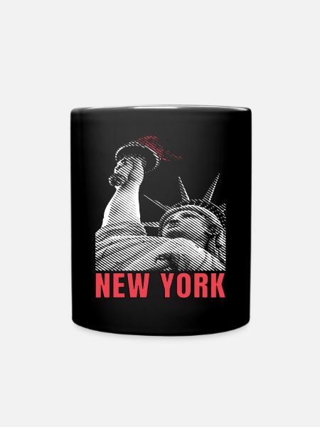 New York City Liberty Statue Manhattan États-Unis - Mug uni - noir