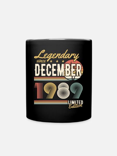 Legendary Since December 1989 Limited Edition - Tasse einfarbig - Schwarz