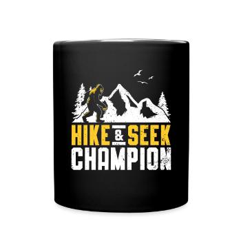 Bigfoot Party fournit Hike and Seek Champion - Mug uni - noir - Devant