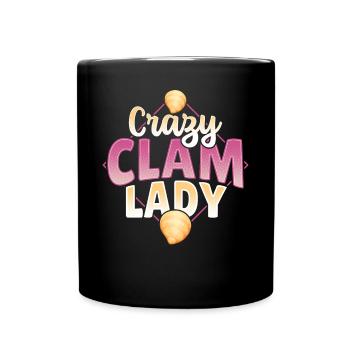 Conception de collecte de coquillages pour un chasseur de coquillages - Mug uni - noir - Devant