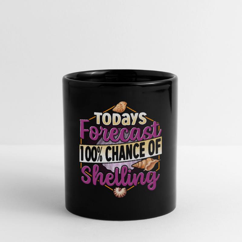 Seashell Collecting Design for an Shell Hunter Full Colour Mug