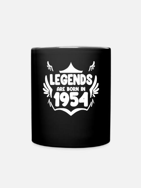 1954 - Né 1954 - Année de construction 1954 Don - Mug uni - noir