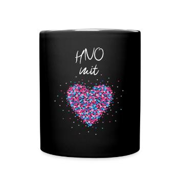 ENT with heart Specialist in specialist practice - Full Colour Mug - black - Front