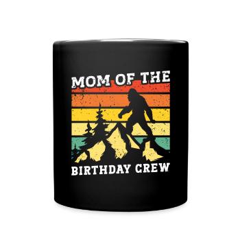 Bigfoot Party fournit l’équipe de maman de l’anniversaire - Mug uni - noir - Devant