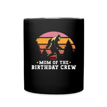 Bigfoot Party fournit l’équipe de maman de l’anniversaire - Mug uni - noir - Devant