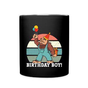 Bigfoot Party fournit Birthday Boy Sasquatch - Mug uni - noir - Devant