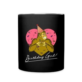 Bigfoot Party fournit Birthday Girl Sasquatch - Mug uni - noir - Devant