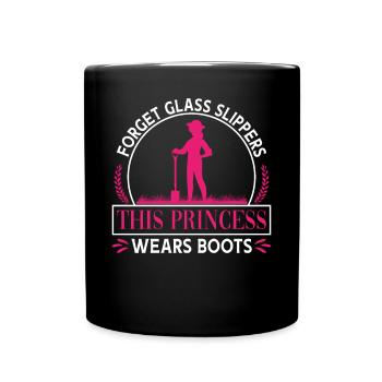 Agriculteur Forget Glass - Mug uni - noir - Devant