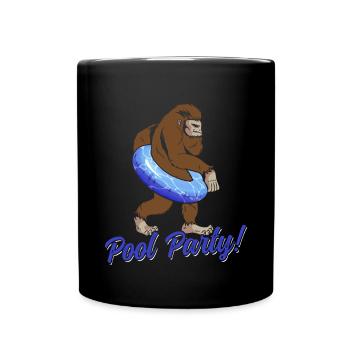 Bigfoot Party Supplies Sasquatch Pool Party - Tasse einfarbig - Schwarz - Vorne