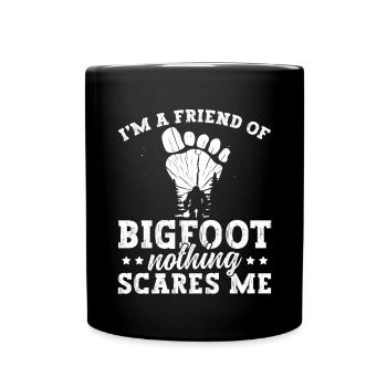 Bigfoot Party Supplies Dad Of The Birthday Crew - Tasse einfarbig - Schwarz - Vorne
