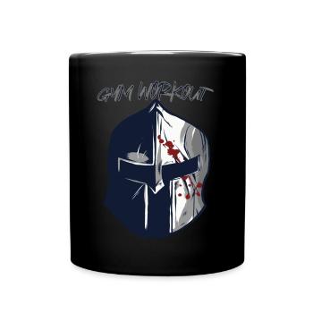 Sparta déshonneur Casque Spartan Gladiator Antique G - Mug uni - noir - Devant