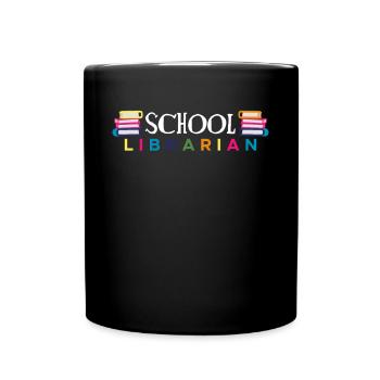 School Librarian Shirt Geschenk - Tasse einfarbig - Schwarz - Vorne