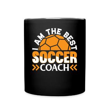 Arbitre de football Entraîneur de football - Je suis le meilleur Socc - Mug uni - noir - Devant